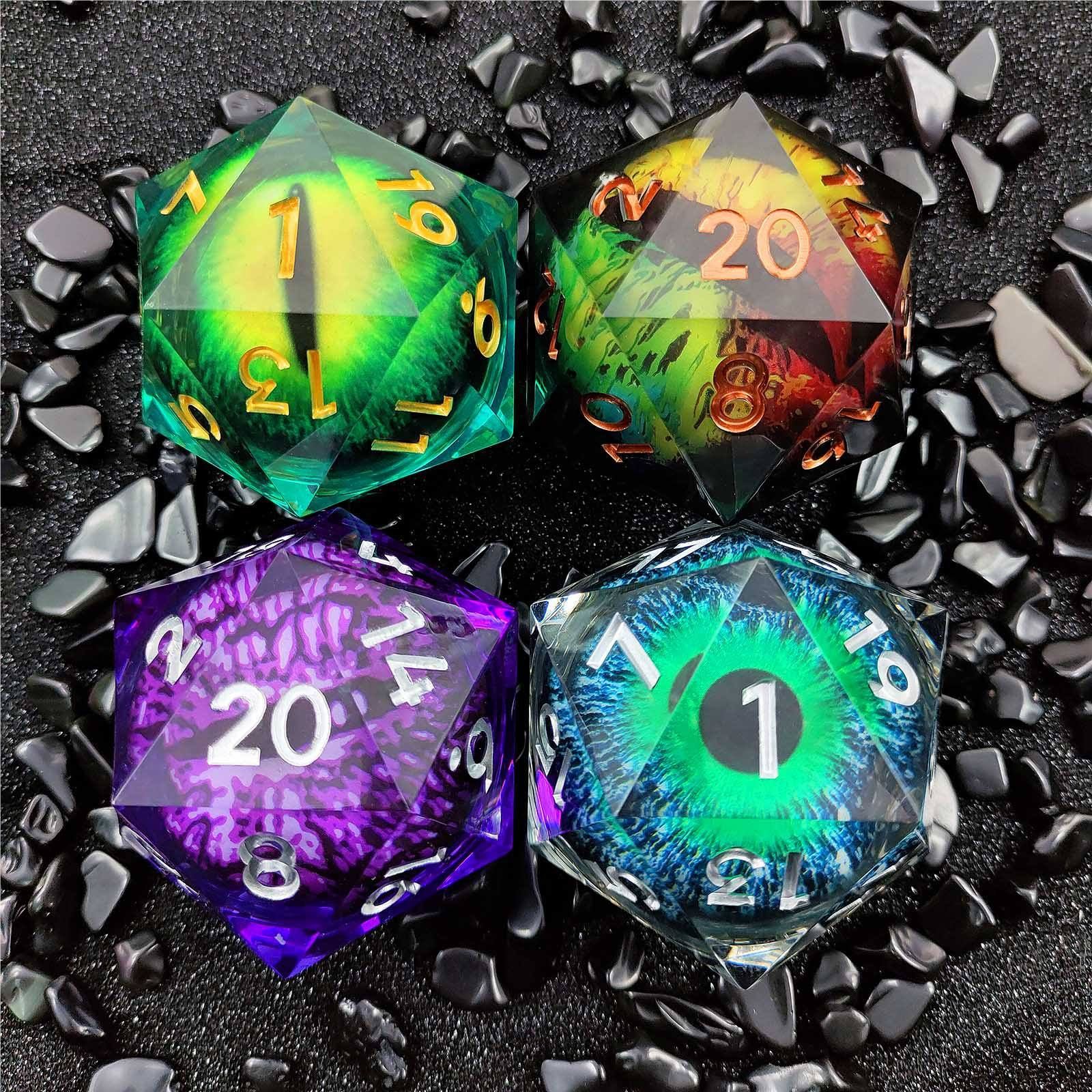 Unbeaten D20 Resin Dice