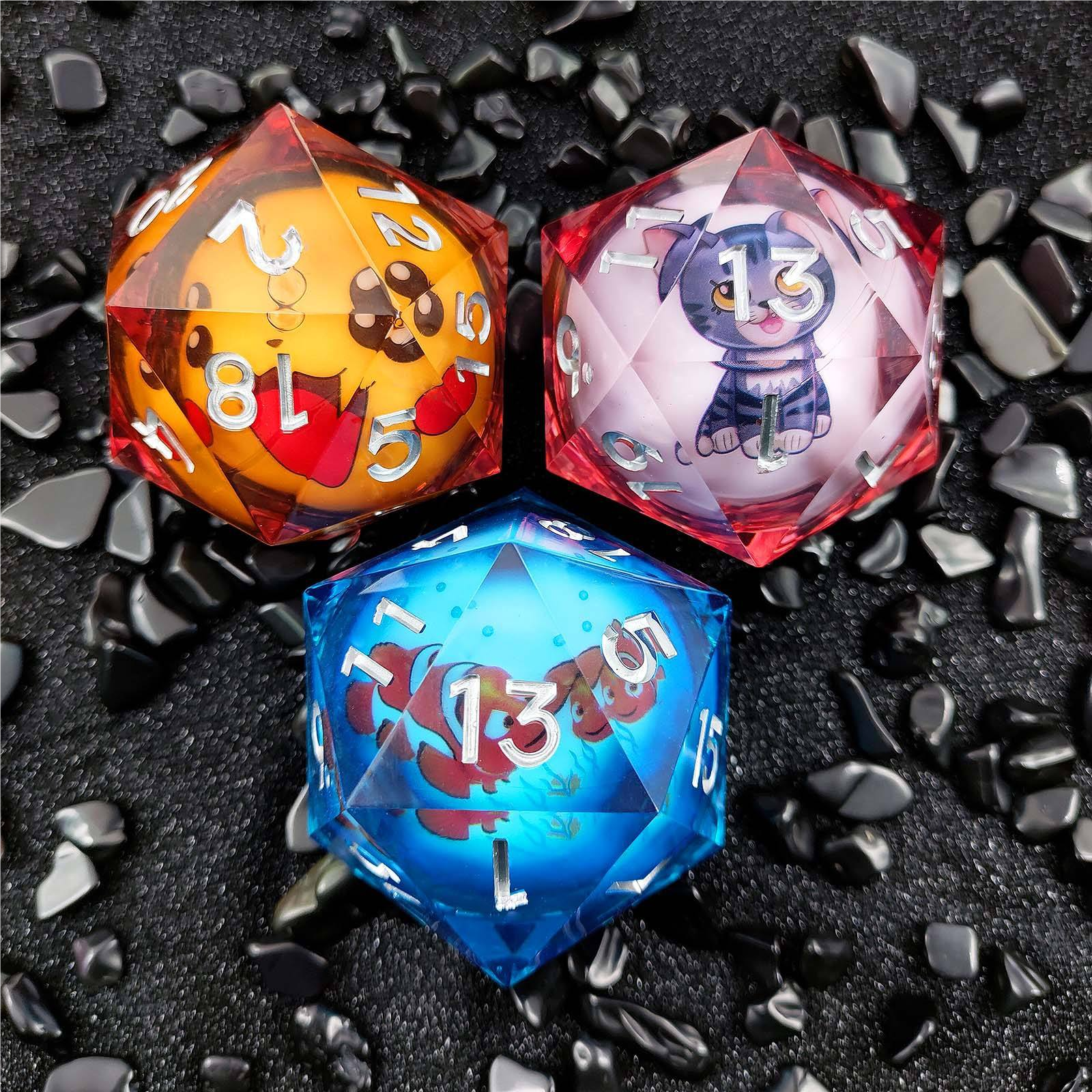 Unbeaten D20 Resin Dice