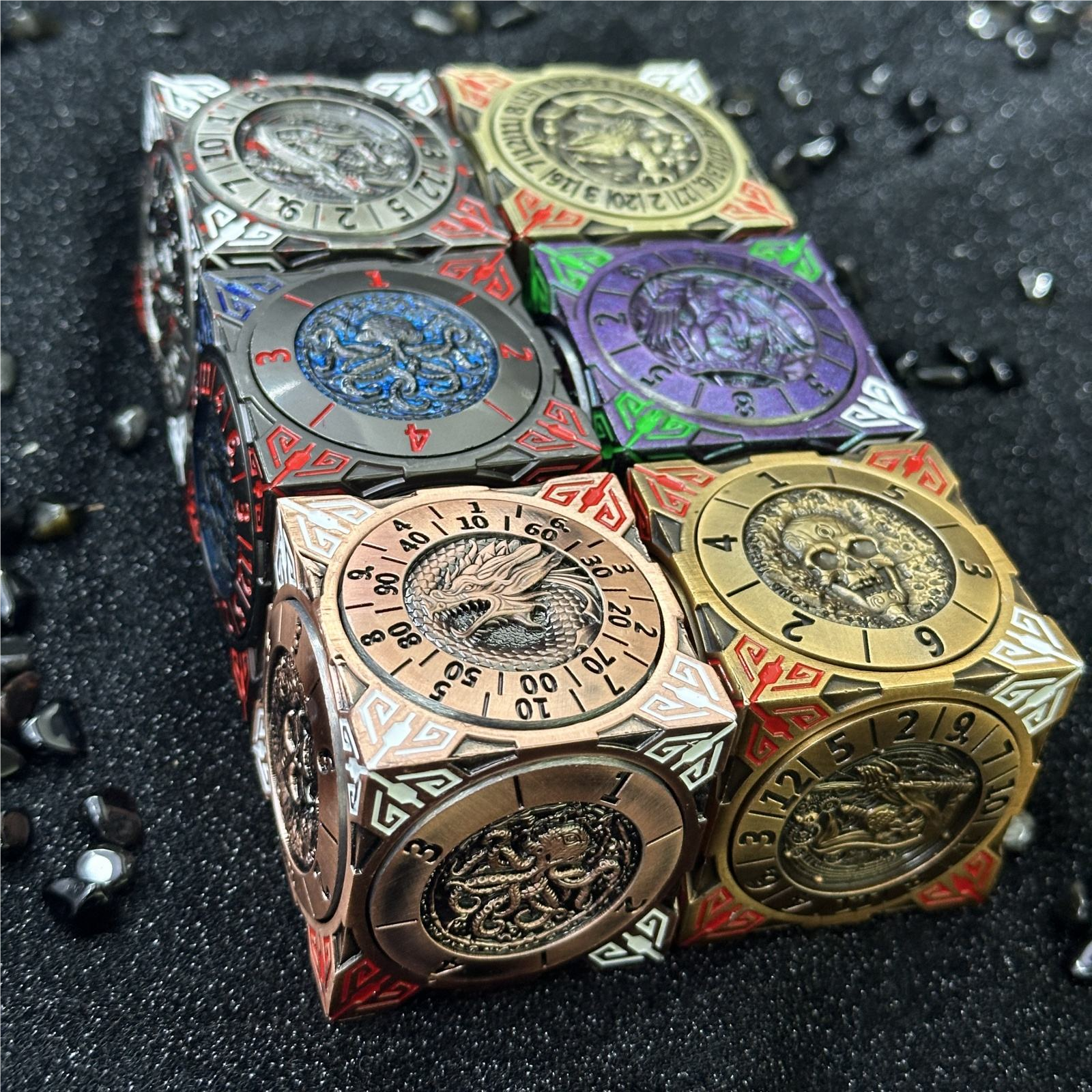 Unbeaten 6-sided 6-in-1 dice